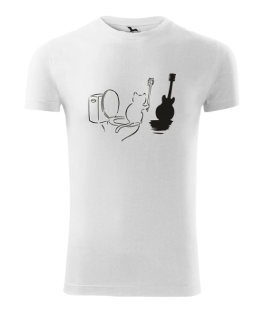 Kot z gitarą