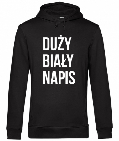Duży BIAŁY napis