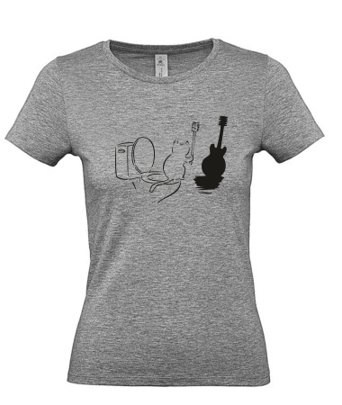 Kot z gitarą
