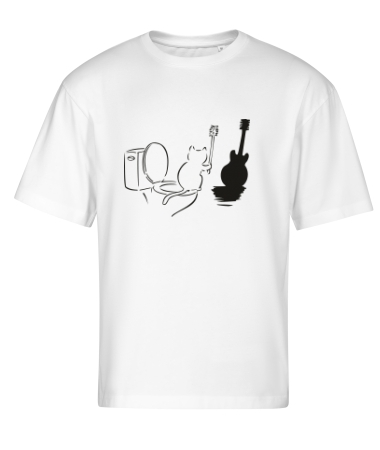 Kot z gitarą