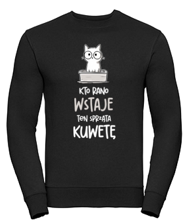 Kto rano wstaje sprząta kuwetę